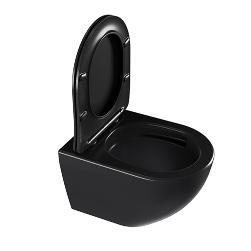 Zestaw podtynkowy stelaż GEBERIT DUOFIX + miska NERO-MTB-03 + przycisk DELTA 50 czarny mat