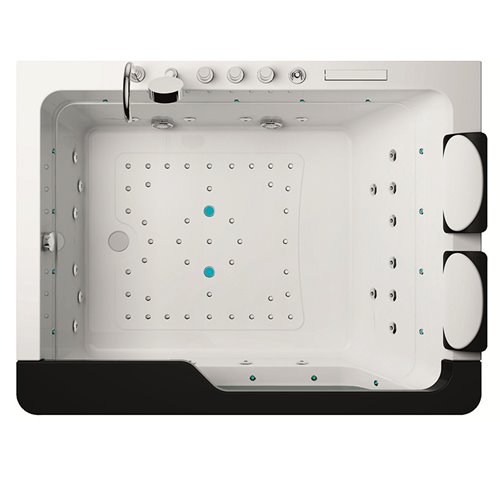 Wanna z hydromasażem prostokątna 170x130 cm Tugela-BL