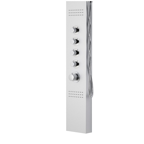 Panel natryskowy srebrny A-013A Corsan wersja mieszacz