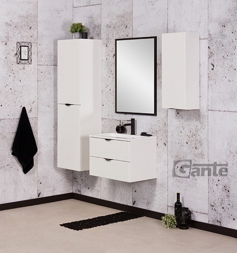 Biała szafka łazienkowa wisząca 30x72 Victa Gante