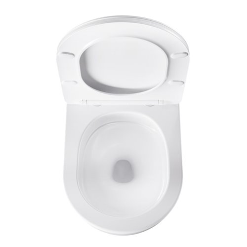 Zestaw podtynkowy stelaż GEBERIT DUOFIX + miska FLOW-WH-TR-03 + przycisk DELTA 50 czarny mat