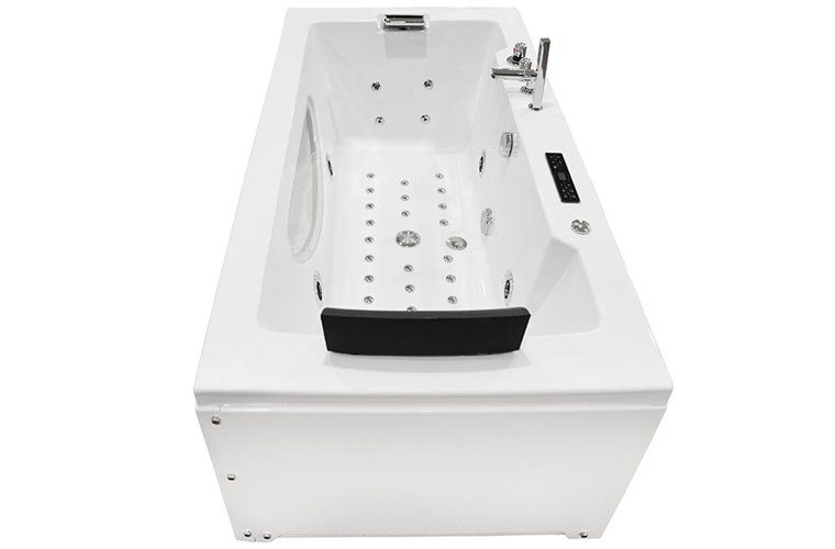 Wanna z hydromasażem przyścienna Turbo+ 180x91 cm MO-1007