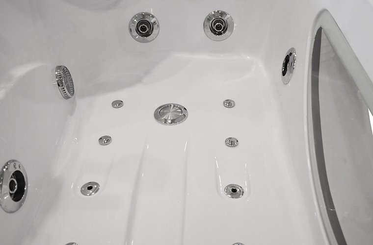 Wanna z hydromasażem spa prostokątna Turbo+ 168x86 cm MO-1633