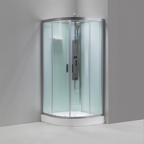 Kabina półokrągła 90x90 front