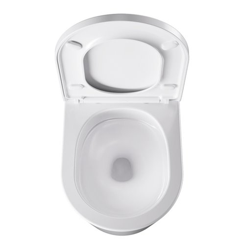 Zestaw podtynkowy stelaż GEBERIT DUOFIX + miska ELITE-WH-02 + przycisk DELTA 50 czarny mat
