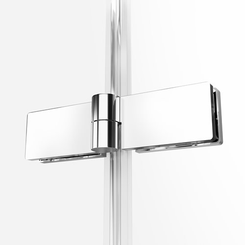 Kabina prysznicowa New Trendy Kalibra 1D drzwi uchylne prawe kolor chrom 90x90 cm K-5027