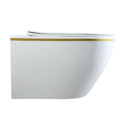 Zestaw podtynkowy stelaż GEBERIT DUOFIX + miska MIZU-WH-GL-TR-03 + przycisk DELTA 50 chrom