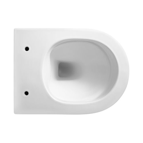 Zestaw podtynkowy stelaż GEBERIT DUOFIX + miska MIZU-WH-GL-RIM-02 + przycisk DELTA 20 biały