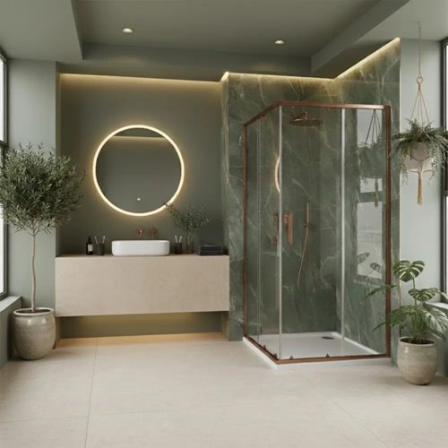 Kabina City 90x90 widok z przodu