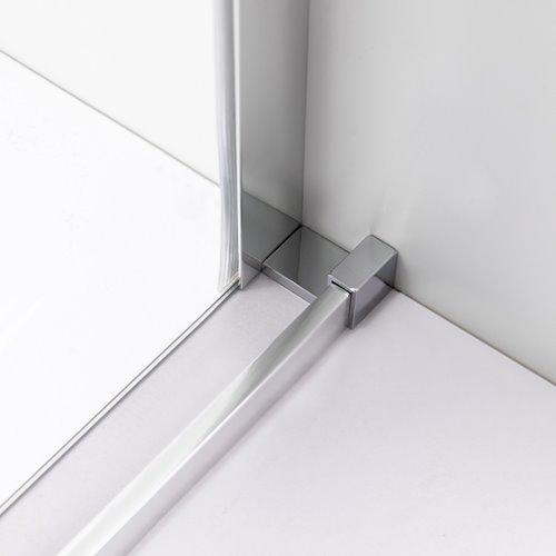 Kabina prysznicowa drzwi rozsuwane od rogu szkło 8 mm 100x100 cm ASTRA-CH-A-100X2+D