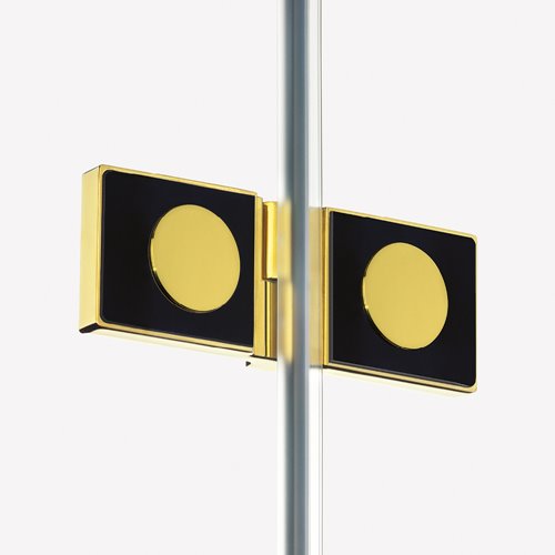 Złota kabina prysznicowa podwójne drzwi 80x110 EXK-1860 Avexa Gold Shine New Trendy