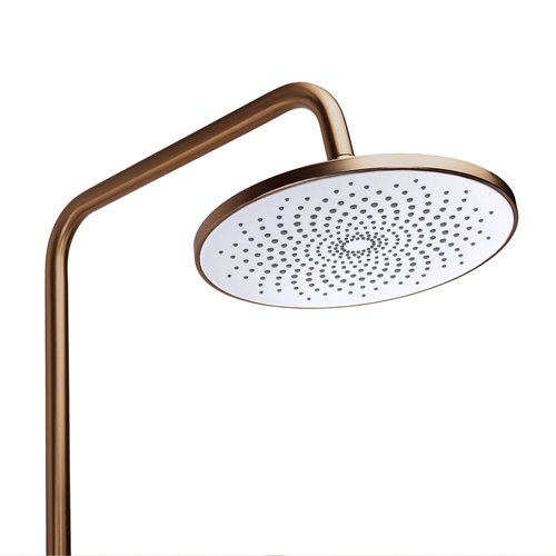 Zestaw prysznicowy natynkowy miedź szczotkowana Foss Clif Rea