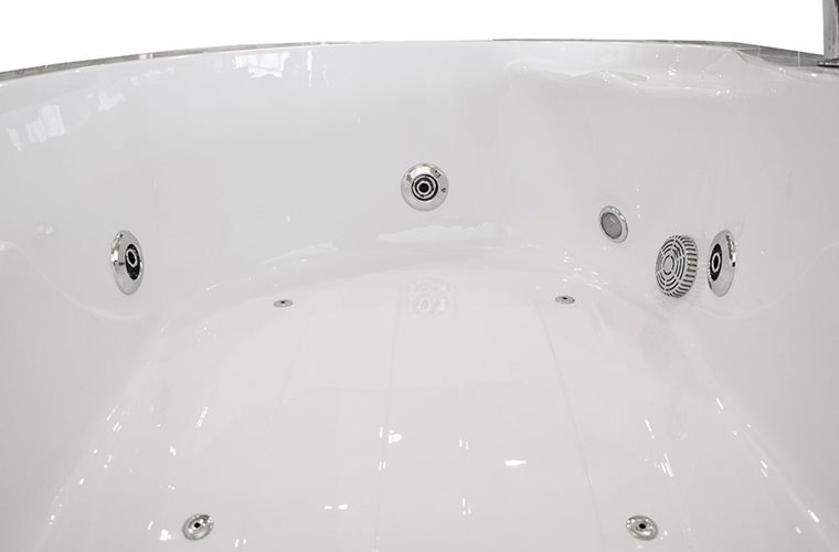 Wanna z hydromasażem asymetryczna 170x115 cm prawa MO-0205