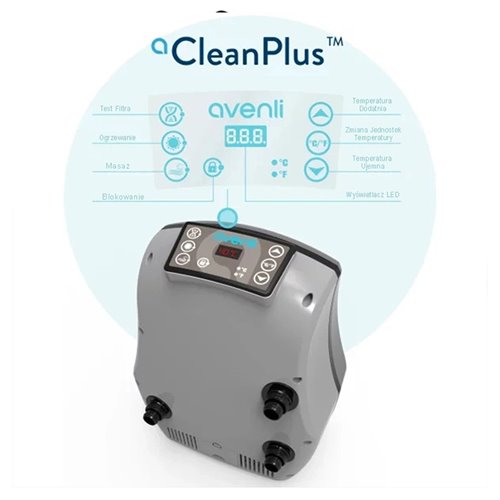 Dmuchane jacuzzi ogrodowe basen Spa 204x70 cm Nice Avenli