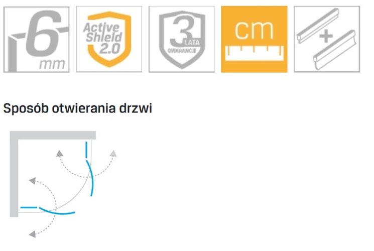 Czarna kabina półokrągła 90x90 K-0539 New Soleo Black New Trendy