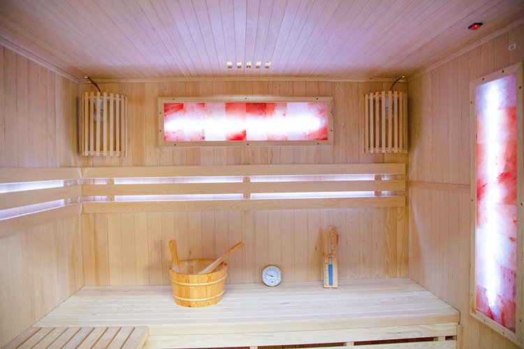 Sauna sucha fińska piec 6 KW Harvia BC60 + kamień solny 180X160X200CM MO-EA4S Mazur