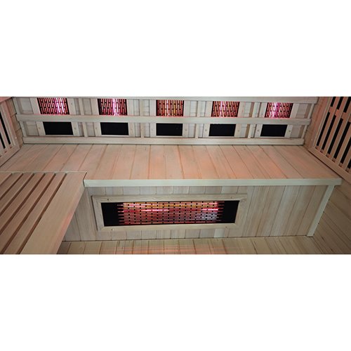 Sauna Combo na podczerwień + fińska 5-osobowa 180x160 cm Helsi1 6KW