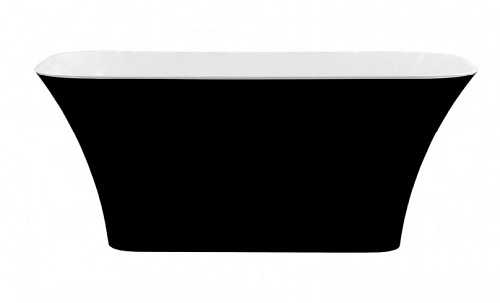 Wanna wolnostojąca z konglomeratu + klik-klak chrom 160 cm Assos B&W Besco