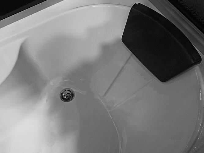 Prostokątna kabina z hydromasażem 170x90 cm MO-0611