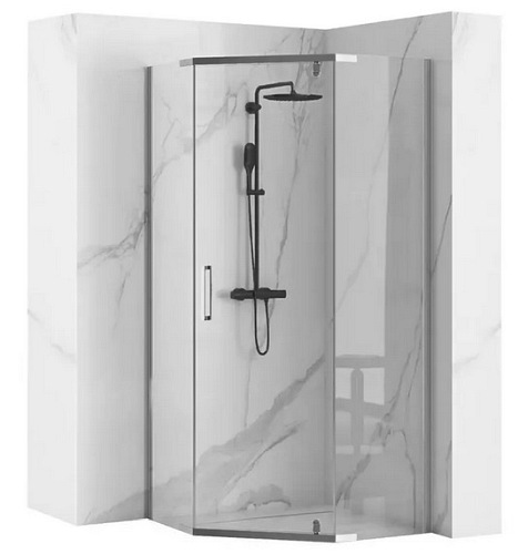 Kabina prysznicowa pięciokątna 90x90 Axin Rea
