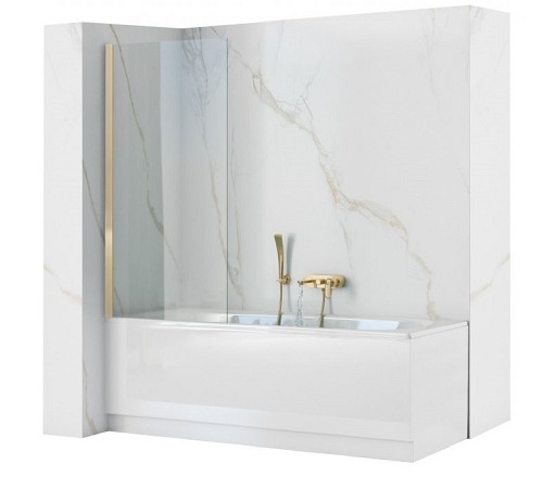 Złoty parawan nawannowy 80 cm Elegant Rea