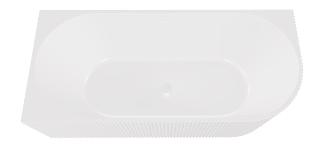 Denaya Besco biała wanna wolnostojąca 150 cm lewa syfon biały WAS-150-DLW