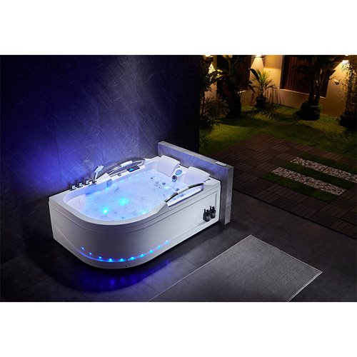 Wanna z hydromasażem asymetryczna Venezia 761 P 180x120