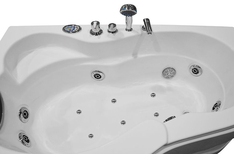 Wanna z hydromasażem asymetryczna 150x92 cm MO-0207