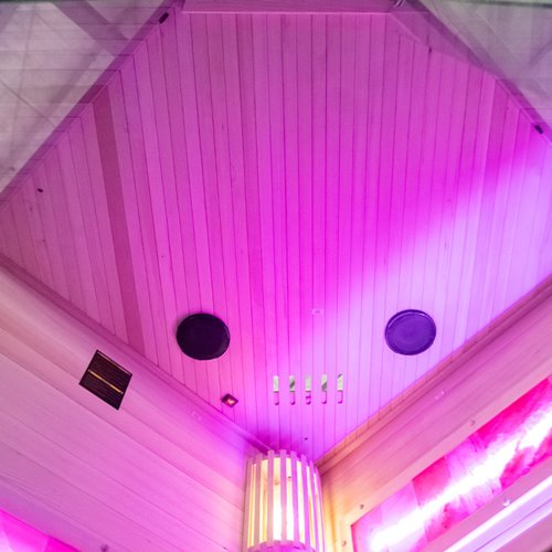 Sauna fińska pięciokątna 2 osobowa wysokotemperaturowa 3,5KW Harvia 120x120 cm Lark2