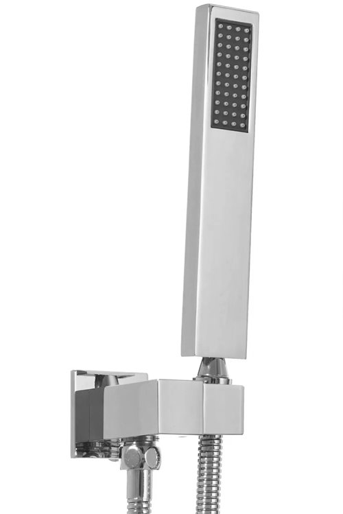 Chromowany zestaw prysznicowy podtynkowy z termostatem Fenix Davis Rea