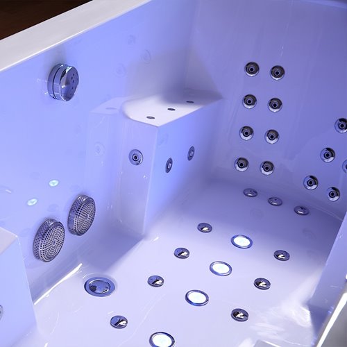 Wanna z hydromasażem prostokątna 180x90 cm Marbe 941 Hydrosan