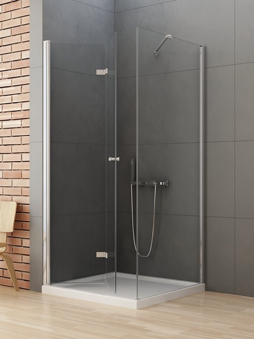 Kabina prysznicowa 80x70 lewa D-0148A/D-0086B New Soleo New Trendy
