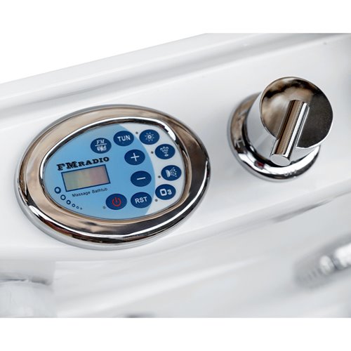 Wanna z hydromasażem narożna 140x80 cm Lemur 796 Hydrosan Prawa