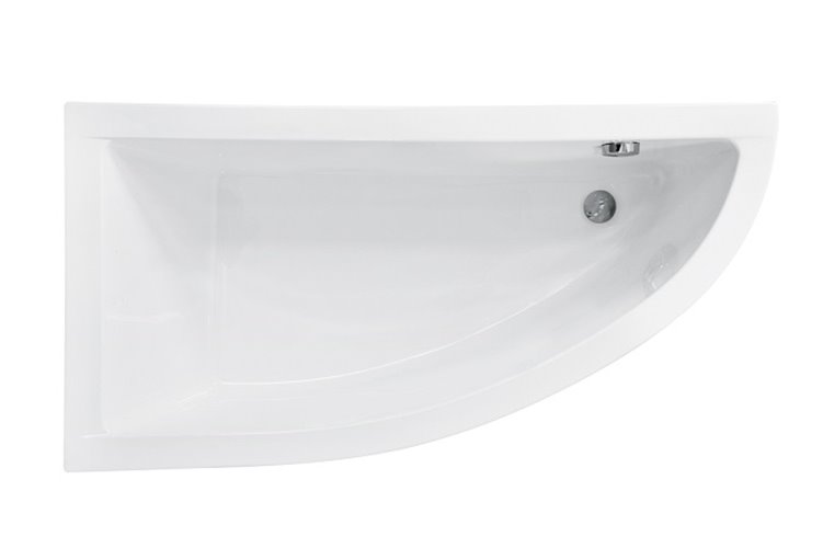 Wanna narożna 140 cm Lewa Praktika Besco