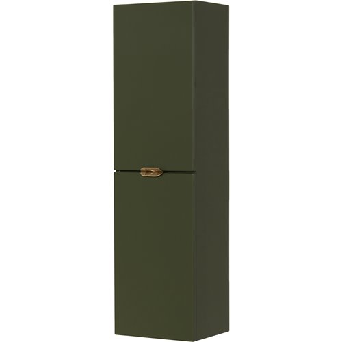 Słupek łazienkowy wiszący oliwkowy złoty uchwyt 143,5x40 cm Magnolia Gante