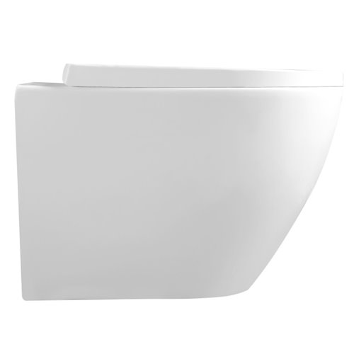 Biała miska wc wisząca Rimless FLOW-WH-TR-02 Tornado Hydrosan