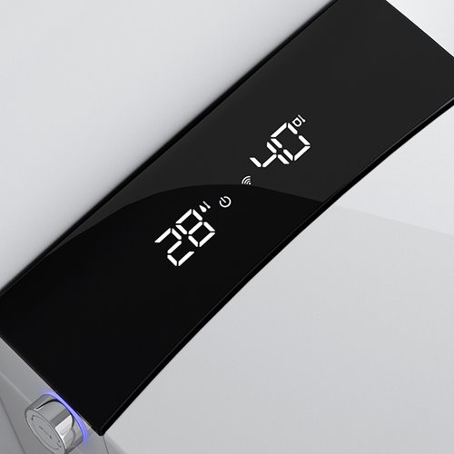 Zestaw podtynkowy wc stelaż + miska automatyczna myjąca przycisk czarny Drop