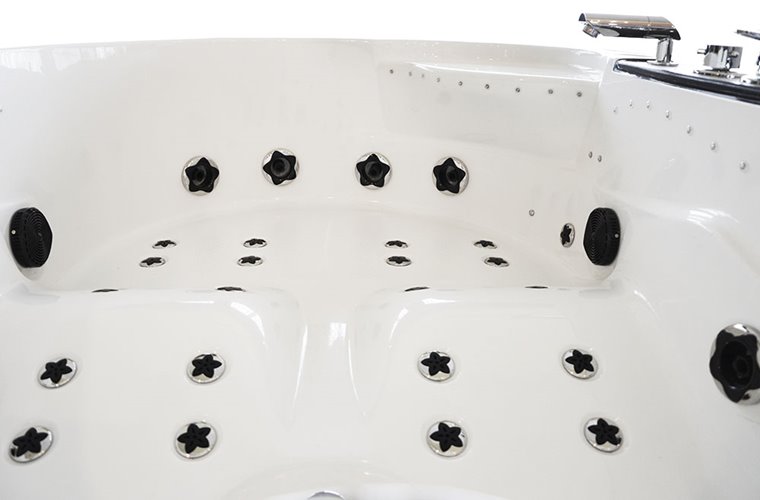 Wanna spa z hydromasażem asymetryczna 180x122 cm MUS-1062 PRAWA