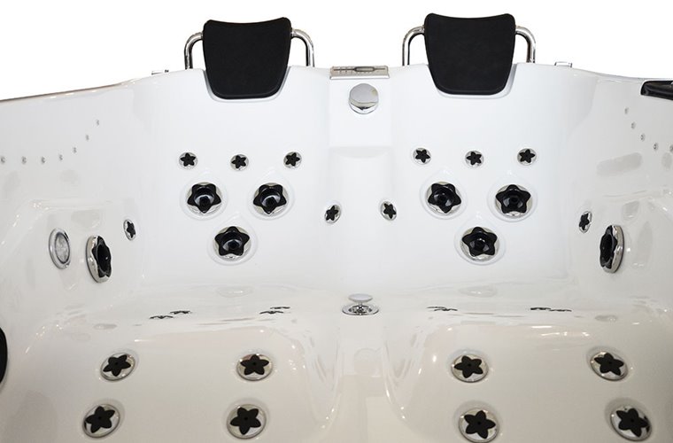 Wanna spa z hydromasażem asymetryczna 180x122 cm MUS-1062 LEWA