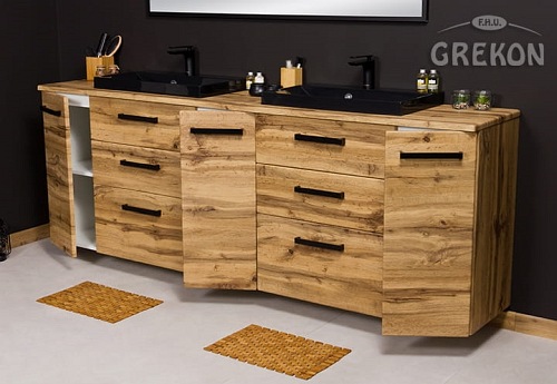 Szafka z umywalką 210 cm 39/C3 seria Fokus Loft Gante