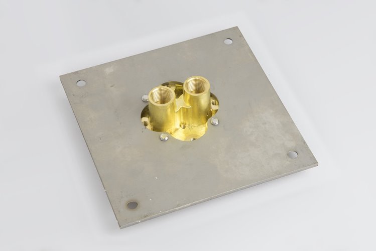 Czarna bateria wannowa wolnostojąca CMB7159BL Trino Corsan