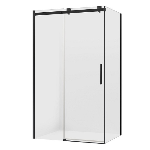 Softi Black New Trendy kabina prysznicowa prostokątna rozsuwana samodomykająca 100x110 cm EXK-3968