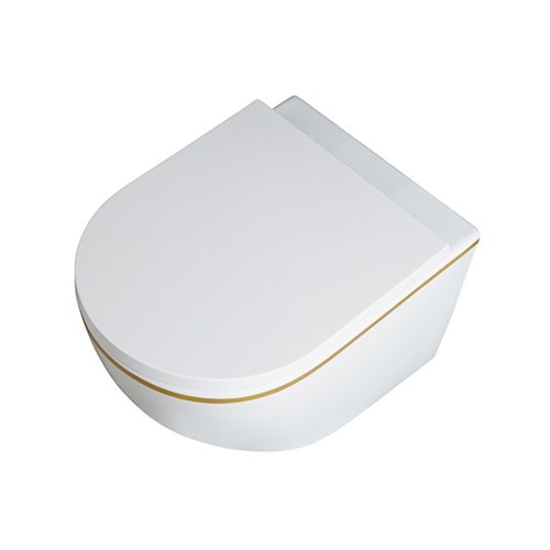 Miska wc złoty rant wisząca Rimless 4.0 PEAK-WH-GL-RIM-02 Hydrosan