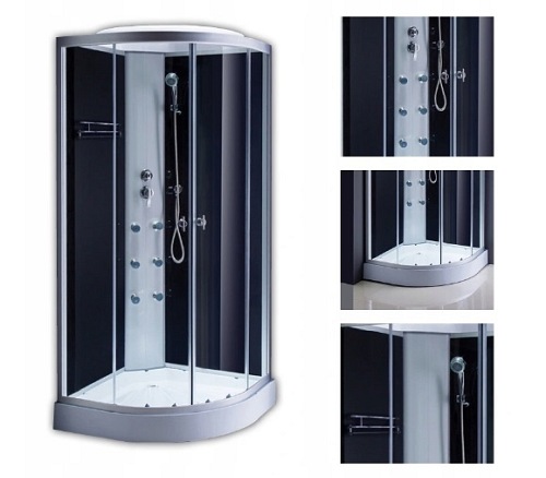 Kabina prysznicowa z hydromasażem 90x90 WSH-7602A