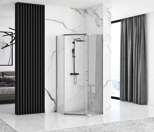 Kabina prysznicowa pięciokątna 90x90 Axin Rea