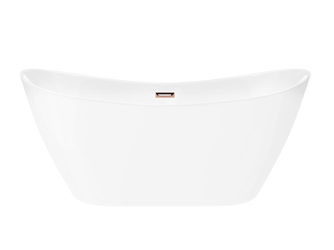 Wanna wolnostojąca akrylowa Nauti Corsan 170 cm korek klik-klak miedziany