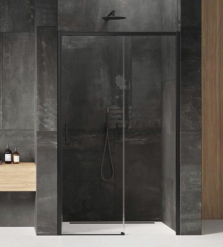 Drzwi prysznicowe 120 cm D-0321A Prime Black New Trendy