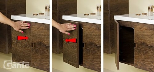 Szafka z umywalką 120/48C Elegante AD