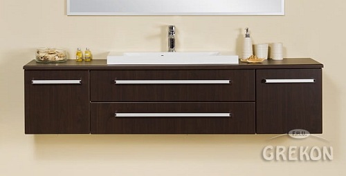 Szafka z umywalką 180/39/C2 seria Fokus Wenge Mat