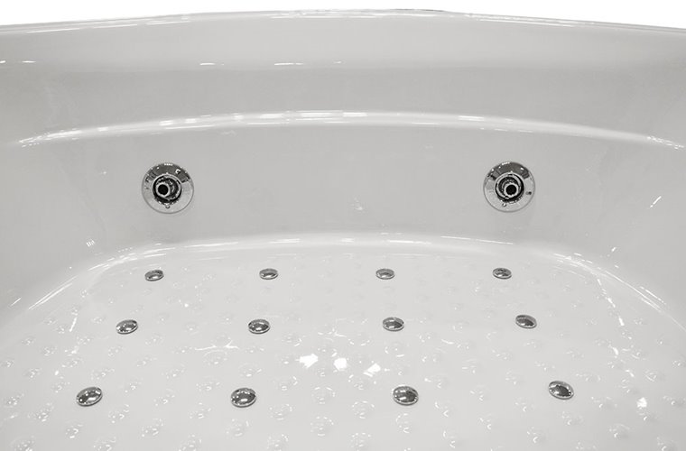 Duża kabino wanna Spa z hydromasażem 150x150 cm MO-08150